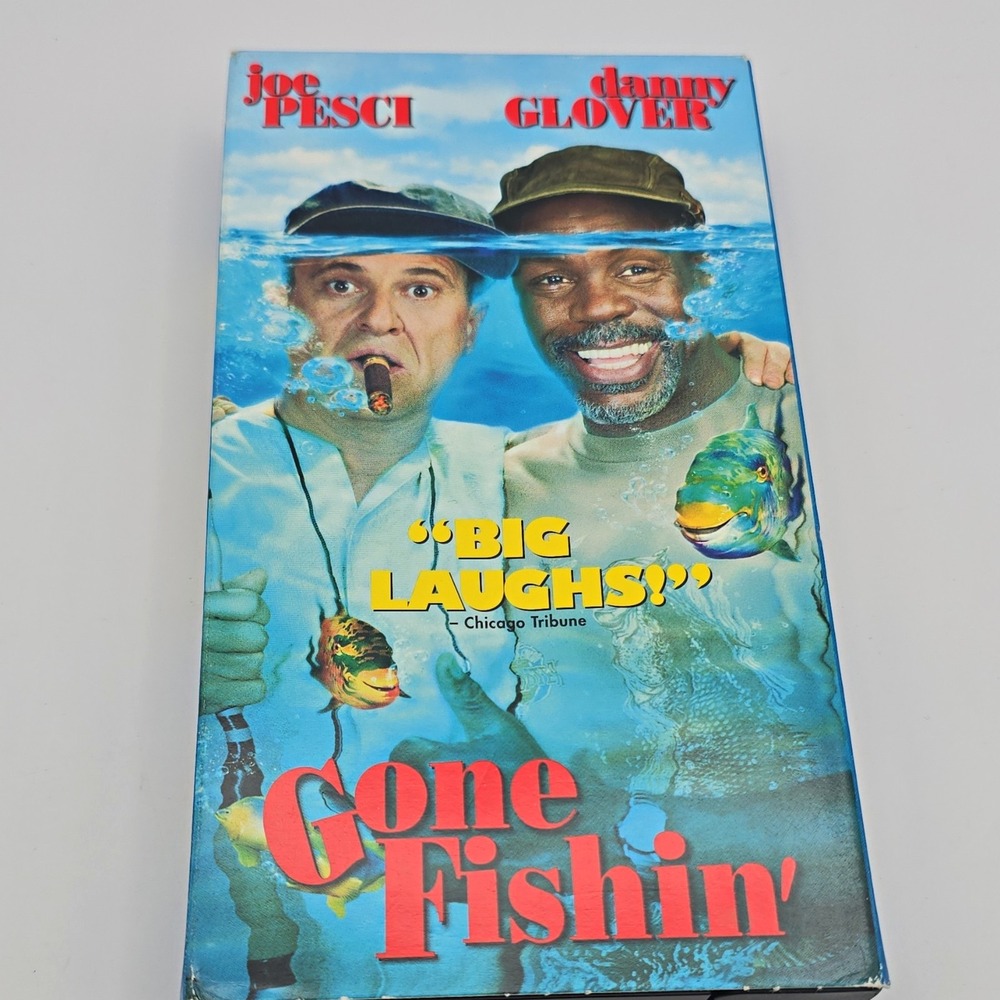 Joe pesci Danny glover Gone Fishin' VHS 1997 PG Full Screen NTSC Cc comedy